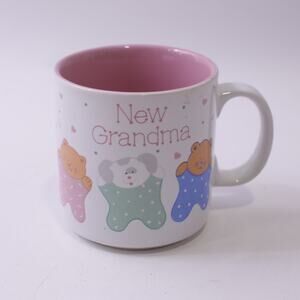 New Grandma, Message Mug, Russ Berrie, Coffee Cup, Gift Idea, ~ 251008-WH 61
